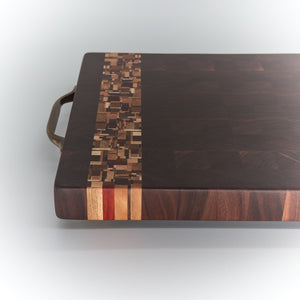 Chaos Strip End-Grain Chopping Boards