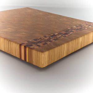 Chaos Strip End-Grain Chopping Boards