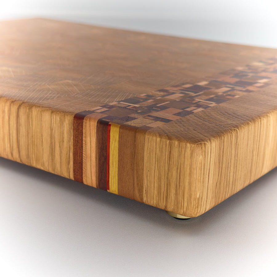 Chaos Strip End-Grain Chopping Boards