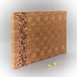 Chaos Strip End-Grain Chopping Boards