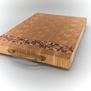 Chaos Strip End-Grain Chopping Boards