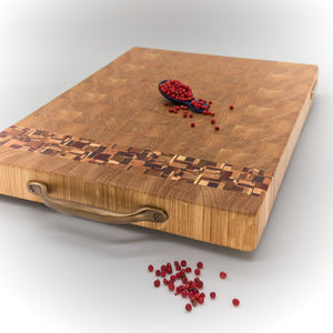 Chaos Strip End-Grain Chopping Boards