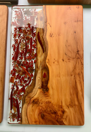 Yew and Chilli Serving Board